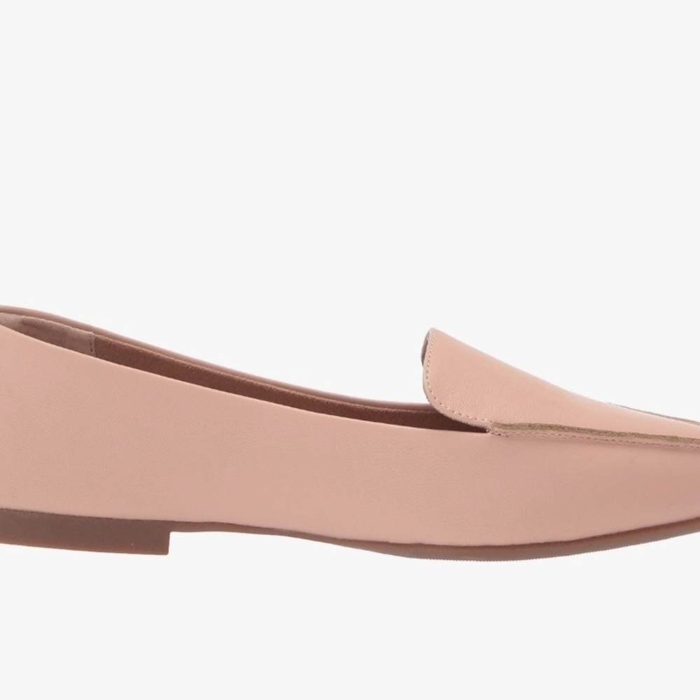New Soft Blush Pink Loafers, Size 12W